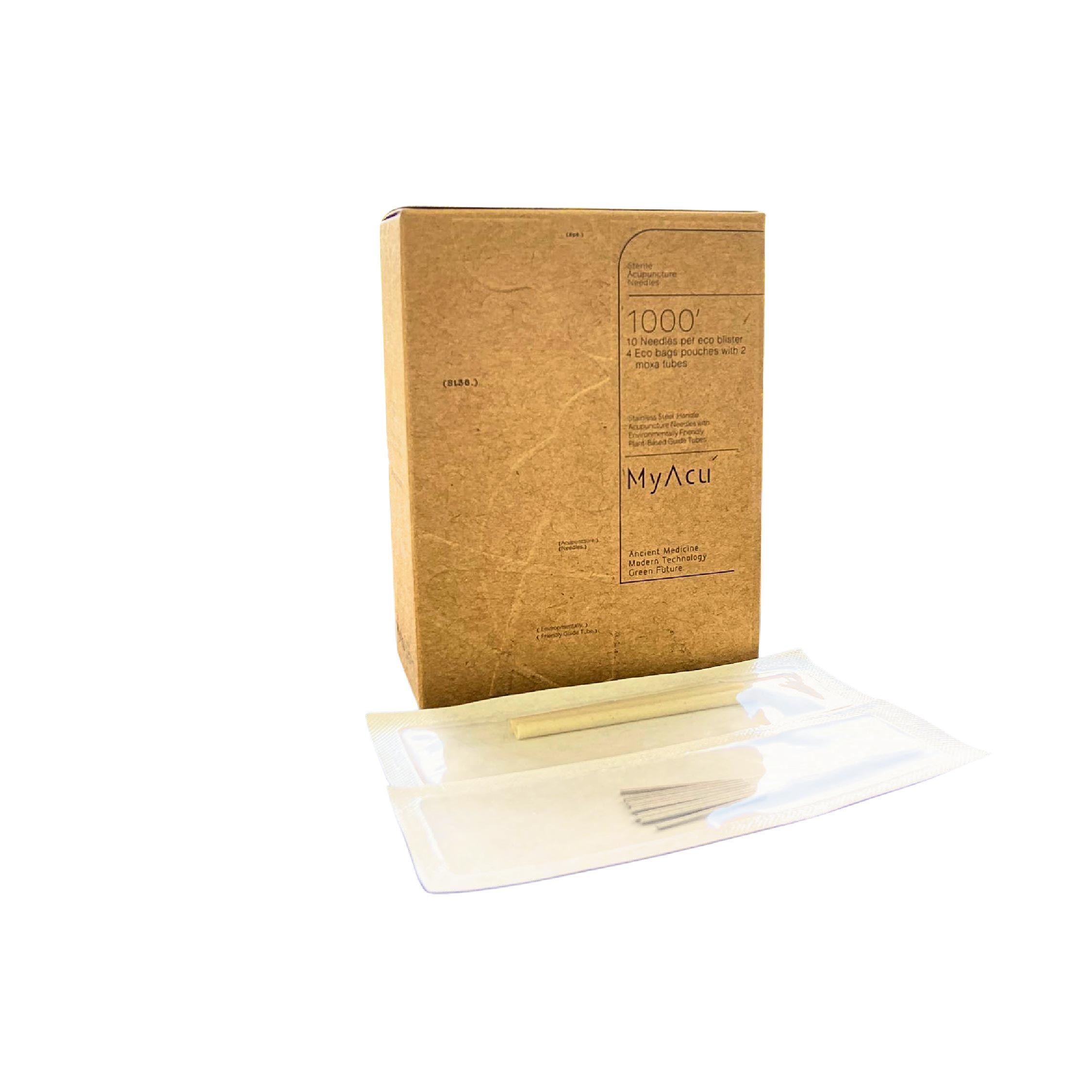 (1000/BOX) Aiguilles Acupuncture My Acu 0,16×15 mm