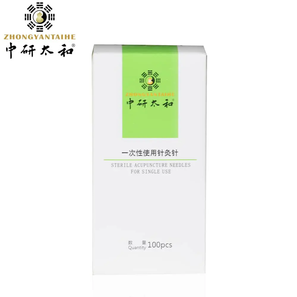 (100/Box) Aiguilles Acupuncture Zhongyan Taihe 0,20x40mm
