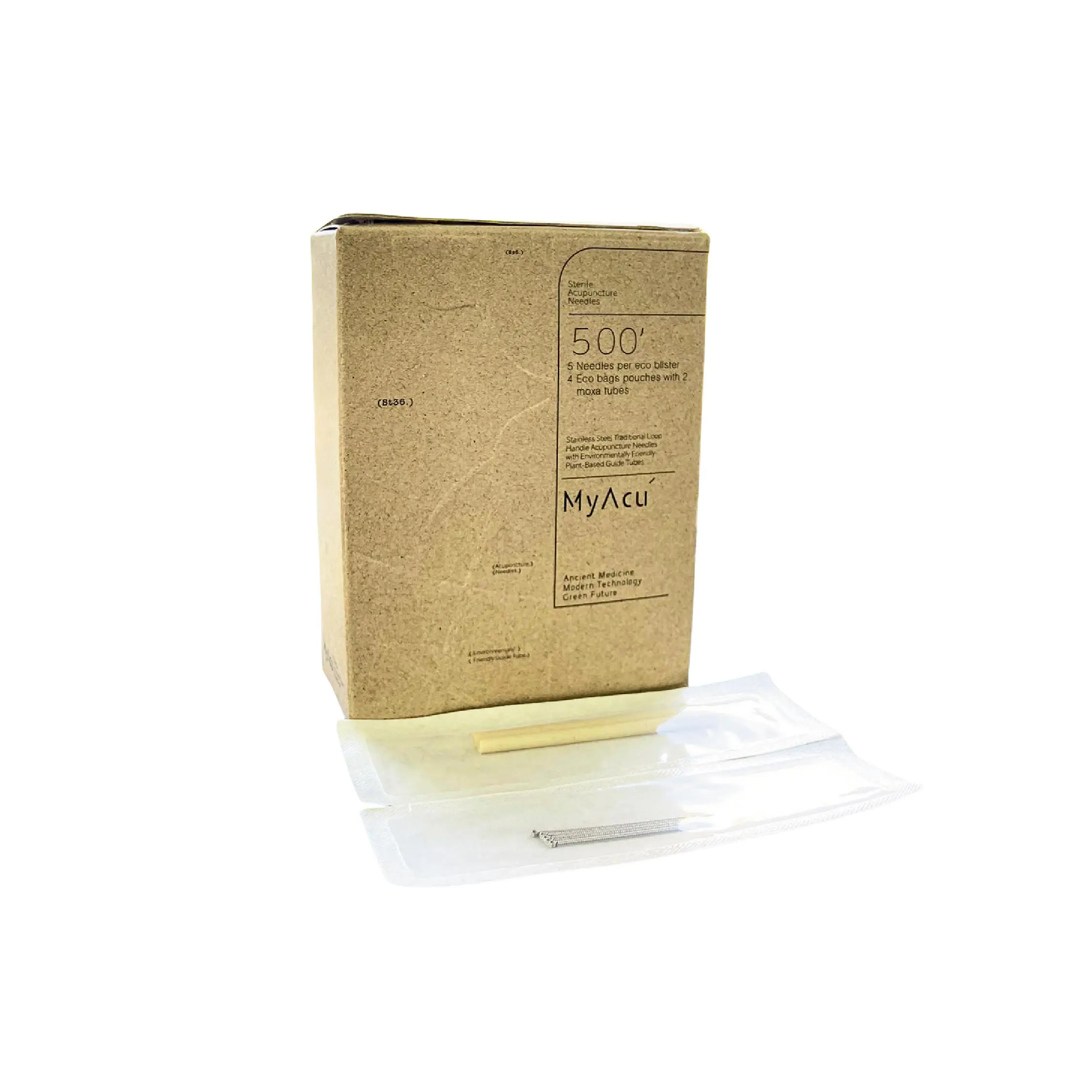 (500/Box) Aiguilles Acupuncture My Acu 0,22×25 mm